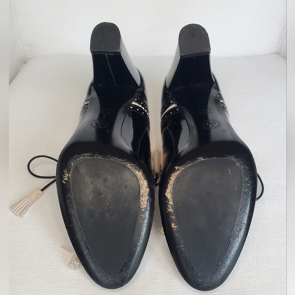 Bally Glania Spectator black/cream size 37 US 6 1/2 - Picture 7 of 9
